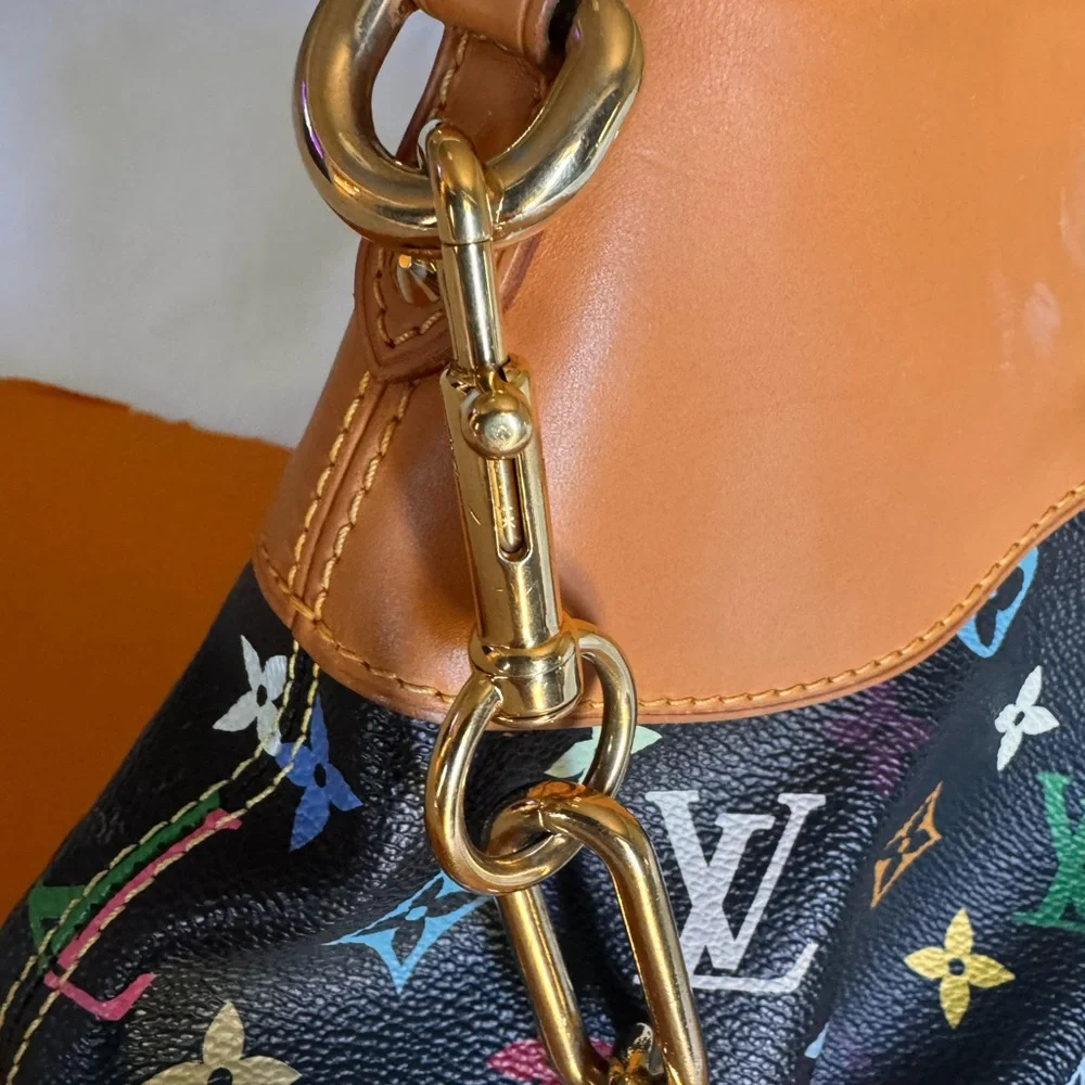 Louis Vuitton Multicolor Monogram Bag Judy Vintage Authentic - Picture 8 of 13